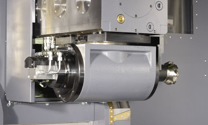 Optional equipment: swivelling milling unit 